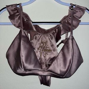 Victoria’s Secret Silk Lingerie Set